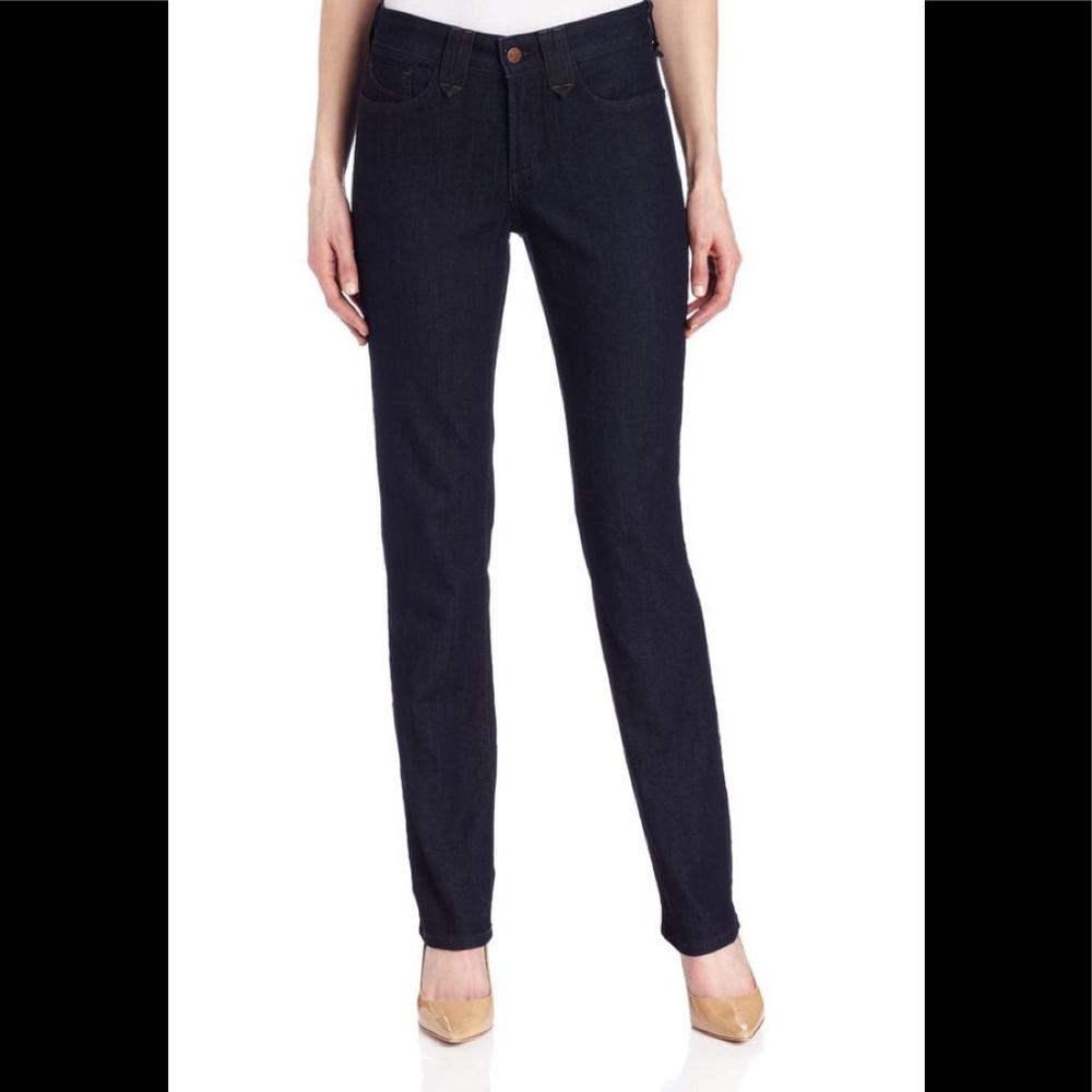 NYDJ Marilyn Straight Jean size 10/31 inseam dark